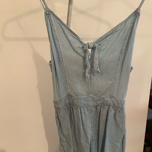 Aerie denim romper